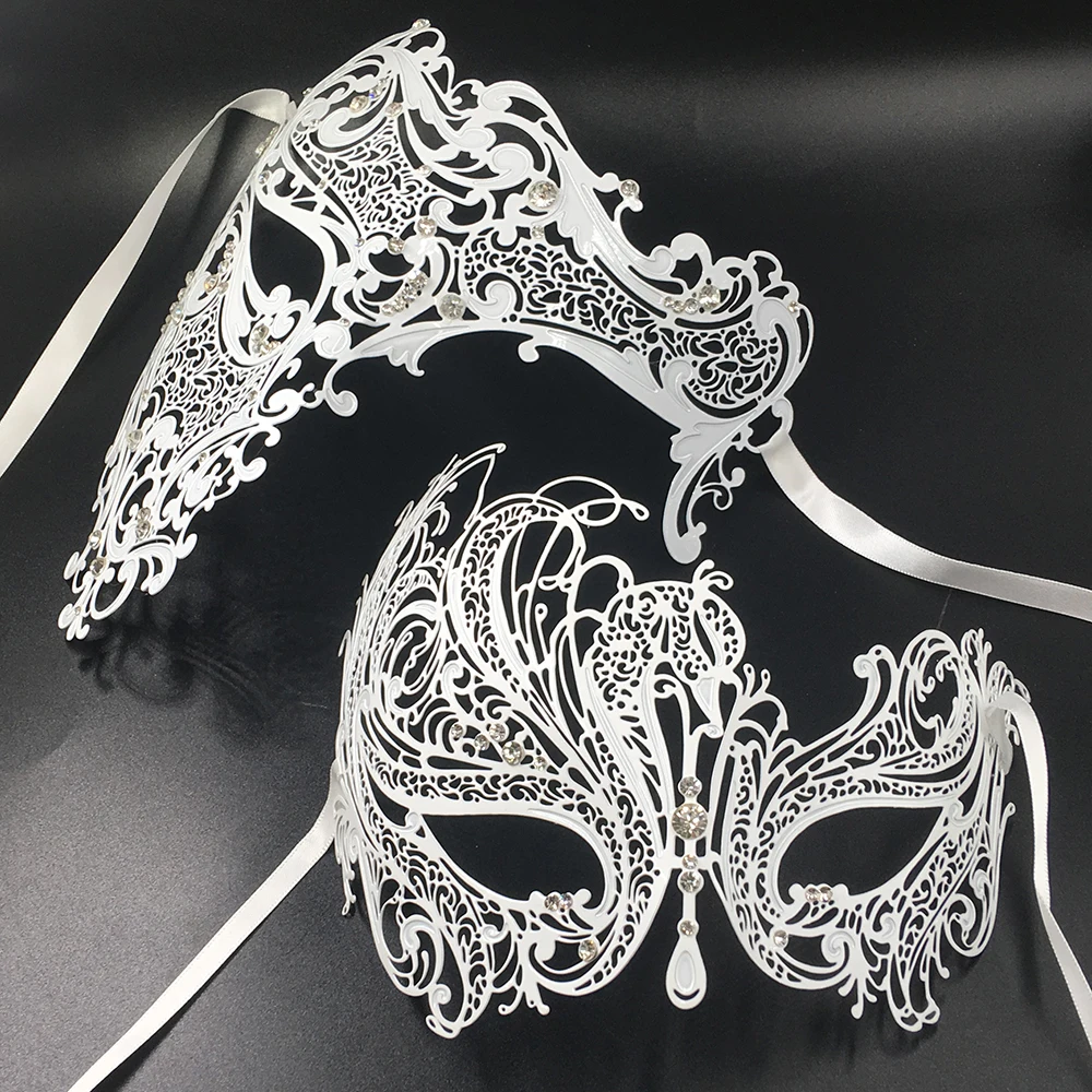 Butterfly Bat Costume Cosplay Birthday Party Crytals Couple Masquerade Ball Mask