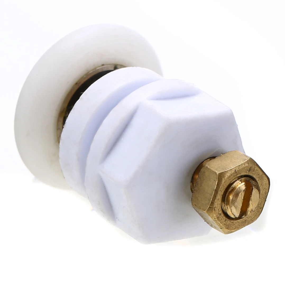 4Pcs/Set Dia Partiality Shower Bath Door Rollers Runners Wheels Pulleys Long Lasting Easy Glide Rollers 25mm