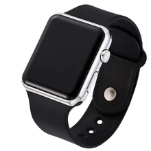 Men s LED Digital Watch Men Silicone Sport Electronic Watch Military Square Clock Watches Hodinky Reloj
