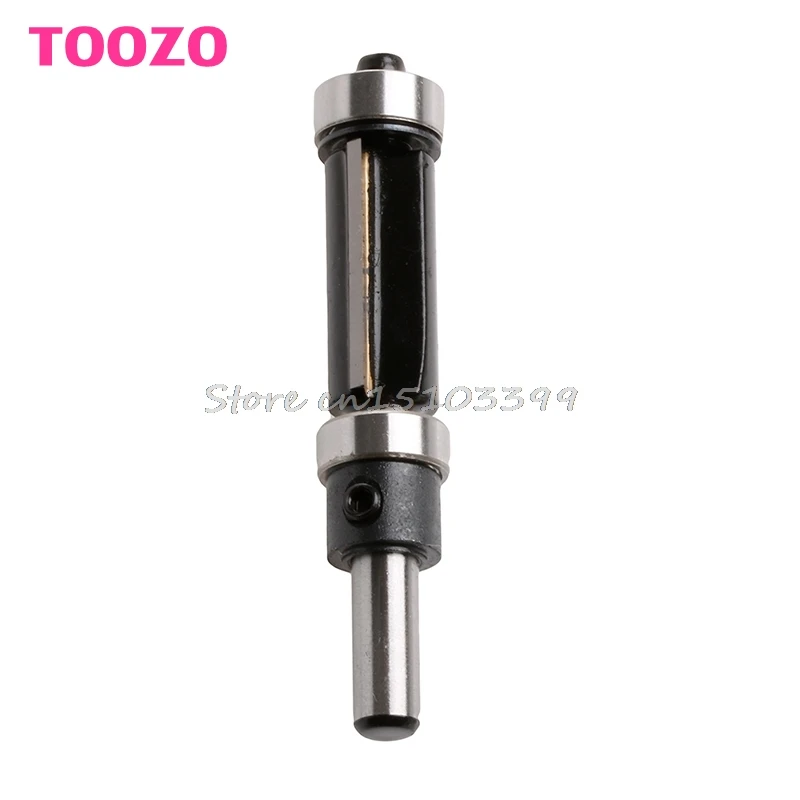 Концевая фреза Flush Trim верхний и нижний подшипник 1 "H X 1/4'' хвостовик