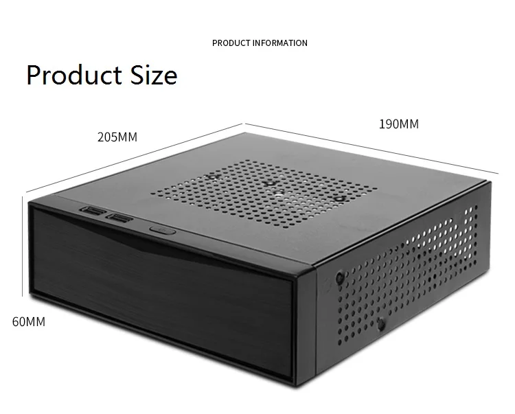 M05 MD03 MD01 компьютерный корпус ITX шасси небольшой мини горизонтальный для htpc маленький компьютерный чехол