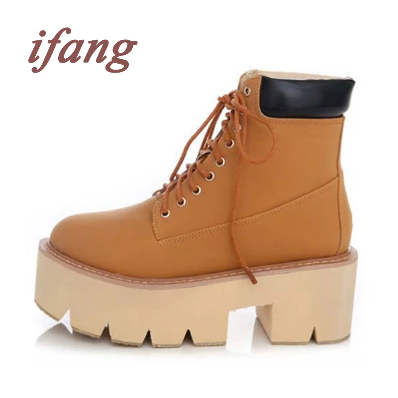 

New Fashion Shoes Women Boots 2017 Arrival Vogue Women Motorcycle Boots Platform Heel Women Shoes Leather Ankle Boots For Women