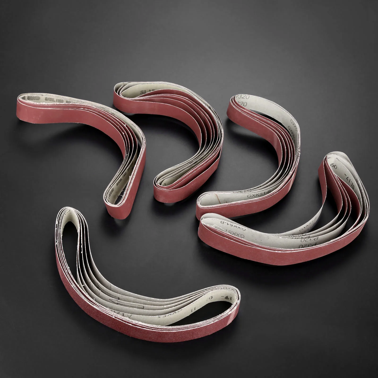 DRELD 5Pcs 760*25mm Abrasive Sanding Belts 1