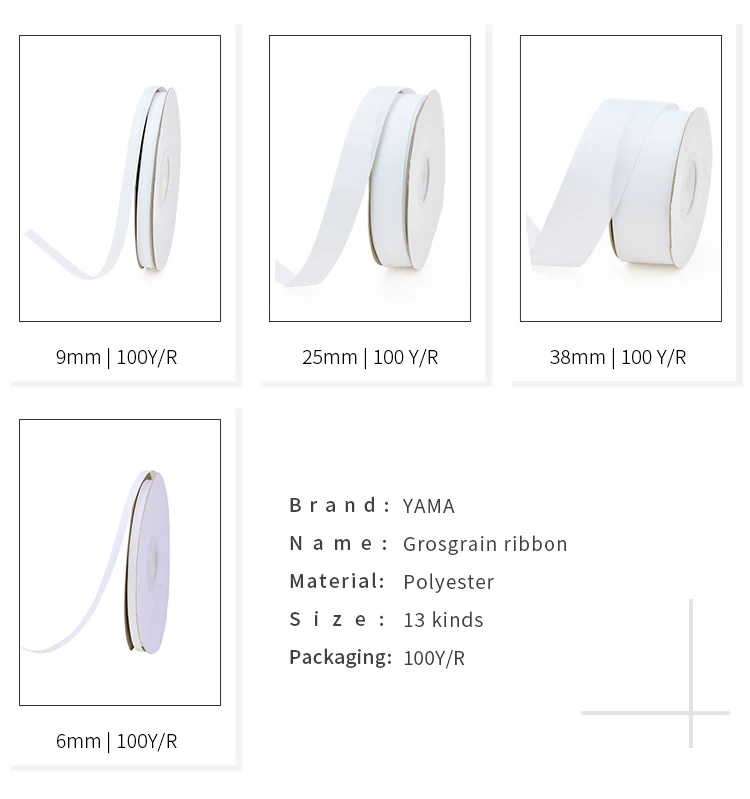 YAMA черный белый красный, атласная лента 50 мм 57 мм 63 мм 75 мм 89 мм 100 мм 100 ярдов/партия " 2,5" " 3,5" " дюймовые ленты