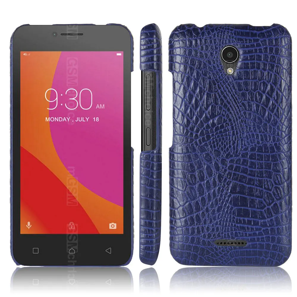 Защитный чехол из крокодиловой кожи для Lenovo Vibe B/A2016 жесткий защитный ПК телефона