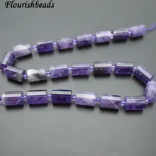 Граненый 10x14 мм натуральный Фиолетовый аметист цилиндрической формы камень свободные бусины