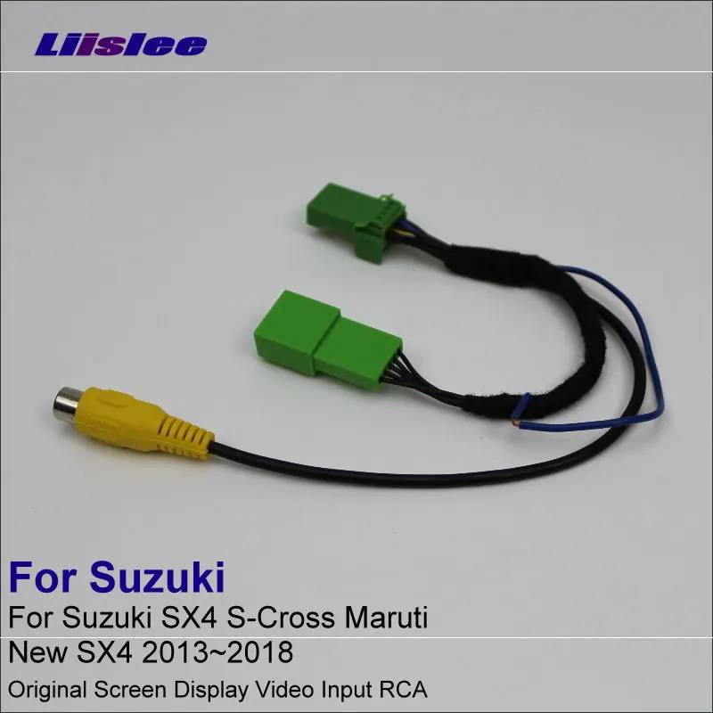 Вход RCA провод для Suzuki SX4 S-Cross Maruti SX4 2013~ задняя камера переключатель соединительный кабель