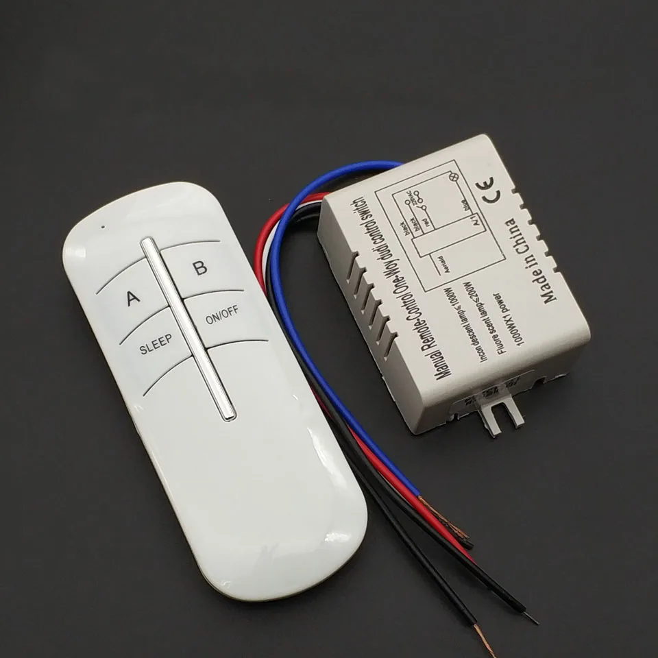 

Wireless ON / OFF Lamp Remote Control Switch Receiver Transmitter 220 V 1 Ways