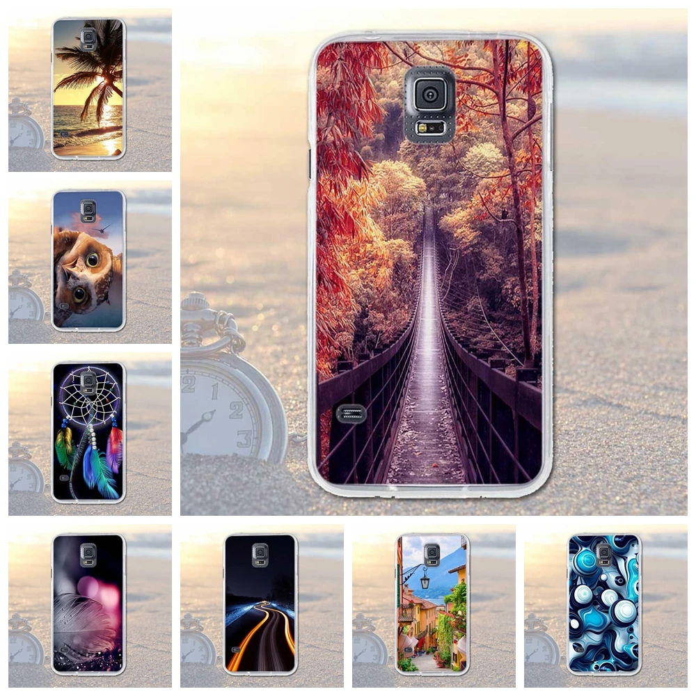 Чехлы на мобильный телефон чехлы для Samsung Galaxy S5 SV I9600 мягкий тонкий чехол из ТПУ с