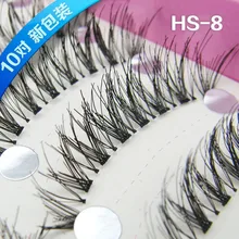 100 пар красивые женские натуральные Толстые Накладные ресницы длинные ручной работы Поддельные Наращивание ресниц инструменты для макияжа