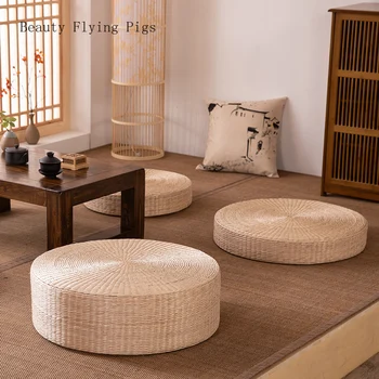 

Rattan tea ceremony worship Buddha pad meditation thickening meditation pupa meditation sitting futon cushion tatami yoga mat