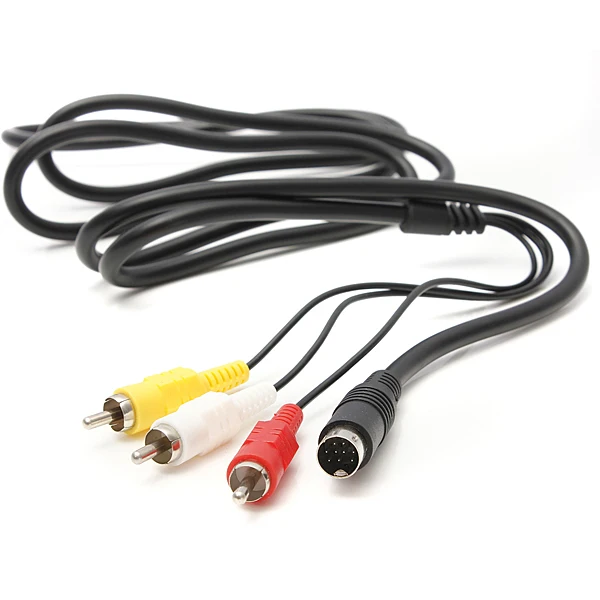 High-quality-Newest-6ft-Feet-Retro-bit-AV-RCA-Audio-Video-Cable-For-Sega-Genesis-2