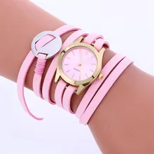 Fashion Women’s Watch Leather Bracelet Weaving Lady Sport Casual Wrist Watch relogio feminino dropshopping free shippingK40