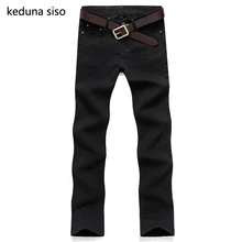 2017 Classics Four Season Biker Jeans Men Casual Black Denim Straight Design Represent Pants Mens jeans homme