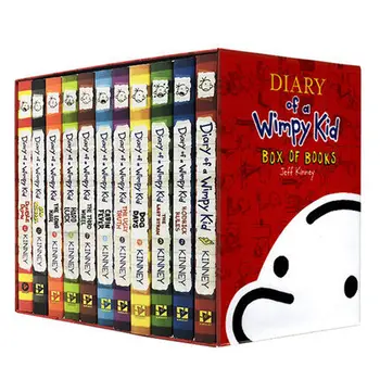

11 Books 6-9years Diary of a wimpy kid Develop kid reading habit evening read book Cartoon encouragement inspiring book