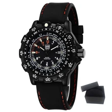 TOP Luxury Watches Fashion Casual Men’s Noctilucent Quartz Wristwatch Waterproof Outdoor Sports Military Form Watches