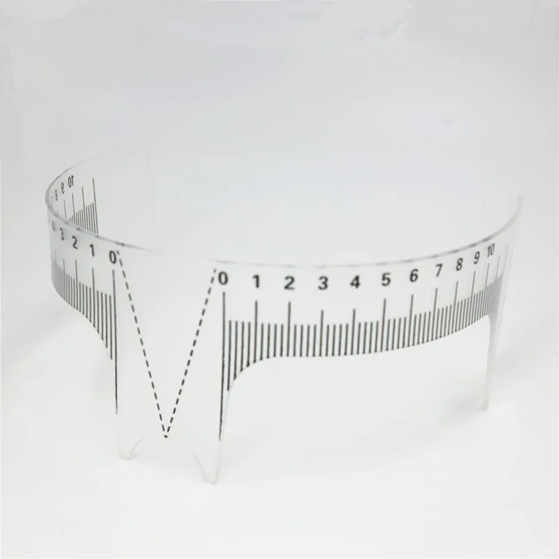 

Plastic Eyebrow Tattoo Stencils Eyebrow Grooming Stencil Shaper Ruler Measure Tool Makeup Eyebrow Ruler Tool Measures