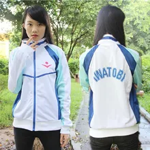 Anime Libre! Club Iwatobi Haruka Nanase Cosplay Chaqueta Unisex Con Capucha de Alta Escuela Desgaste Del Deporte Para Hombres Mujeres Unisex