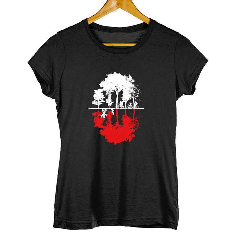 Странные Вещи футболка известный американский ТВ подарок для девочки топы сохранить друзей черный хлопок Футболка женская - Цвет: Black4