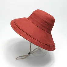 Шапка в рыбацком стиле для маленьких девочек, двусторонняя, яркие, однотонные ленты, дышащая шляпа Кепка с покрывалом, Панама для девочек, wome