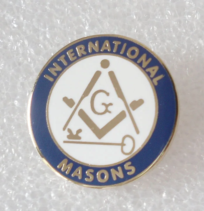 Free Shipping 10pcs International Masons Lapel Pin...