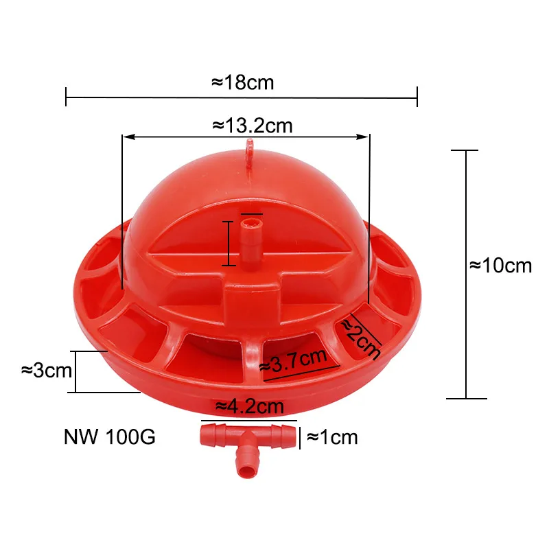 1 Pcs Bird Feeders Feeding Trough 18 10cm Prevent Feed Waste Farm