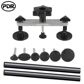 

PDR Tool Kit Paintless Dent Removal Car Body Repair Kit Pulling Bridge Dent Puller Adhesive Glue Auto Repair Tool Set