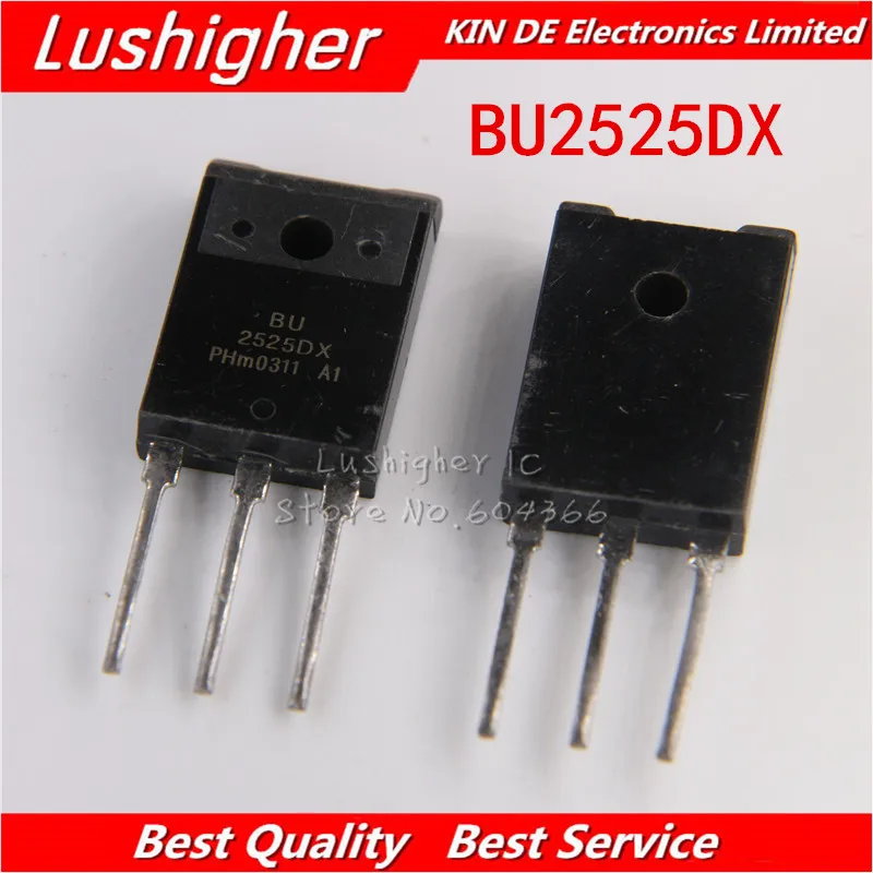 Фото 10pcs BU2525DX TO-3PF BU2525 TO3P №2