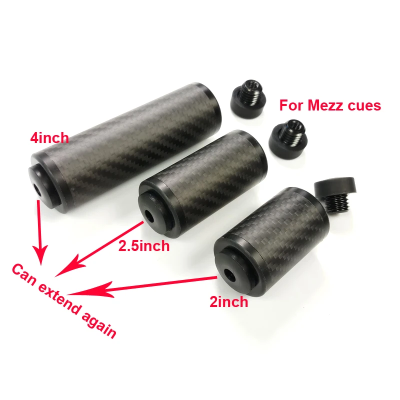 East Eagle Cue Extension Extender for Billiards Pool Cue Black