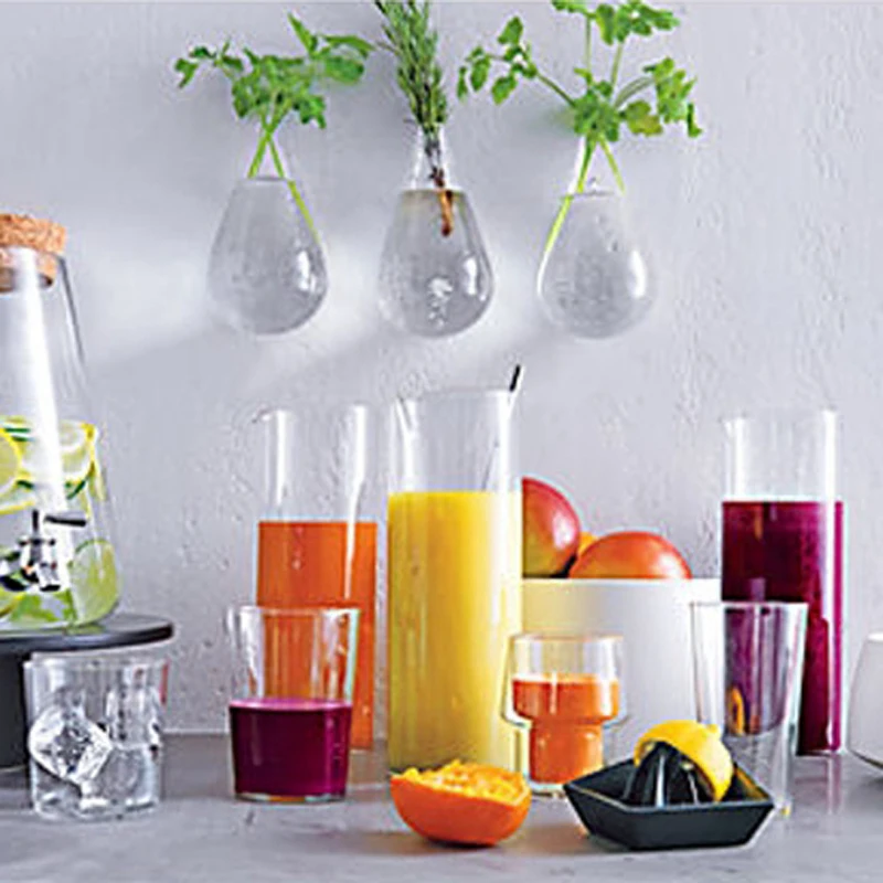 

Glass Vase Terrarium Vases Flower Pots Wall Glass Candle Modern Vaso Wedding Floor Air Planter Decoratives Vase