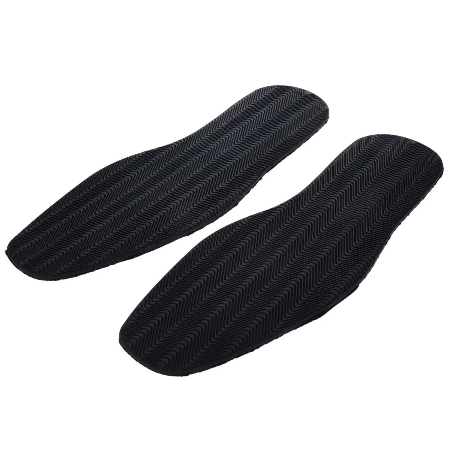 

1 Pair DIY Stick On Full Soles Heel Palm Shoe Repair Anti-Slip Grip-rubber Pads - 29X11.5X0.2Cm