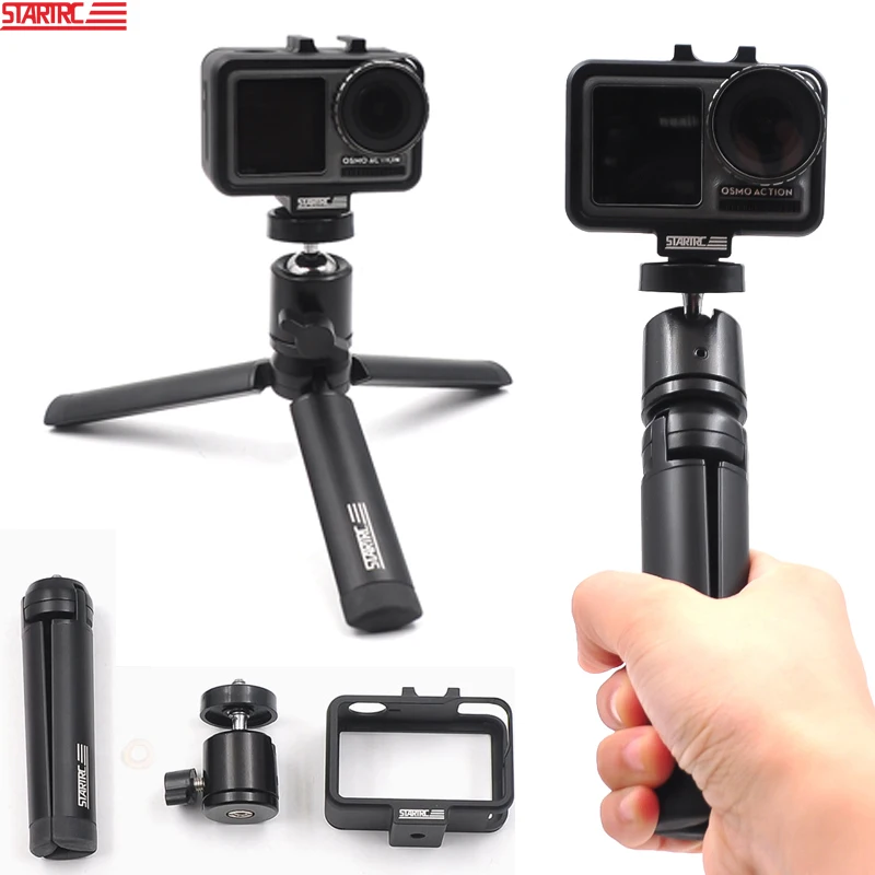 STARTRC OSMO ручной Алюминиевый мини штатив и алюминиевый защитный чехол для DJI набор