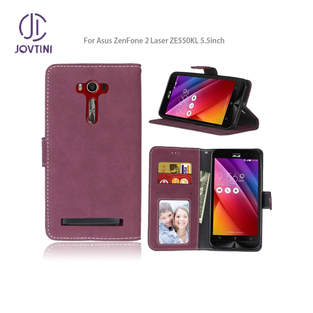 Модные jovtini для Asus Zenfone 2 Laser ZE550KL 5.5 дюймовый корпус из искусственного нубука