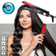 Кудрявый инструмент для завивки волос основной черный Красота Мода Парикмахерские два в одном стилисте портативный регулировка температуры