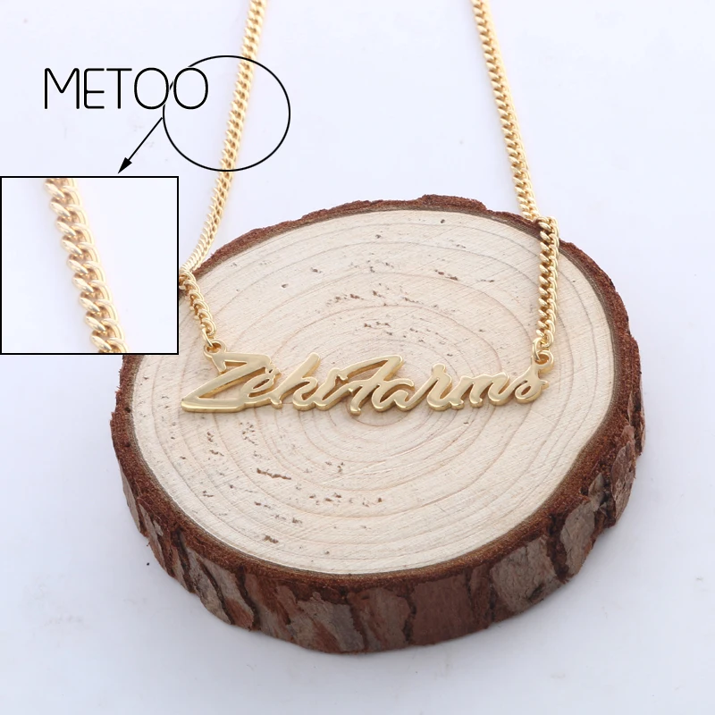 

DOREMI Personalized Custom Name Necklace for Women Customized Nameplate Necklace Numbers Girl Kids Handmade Not Change Color