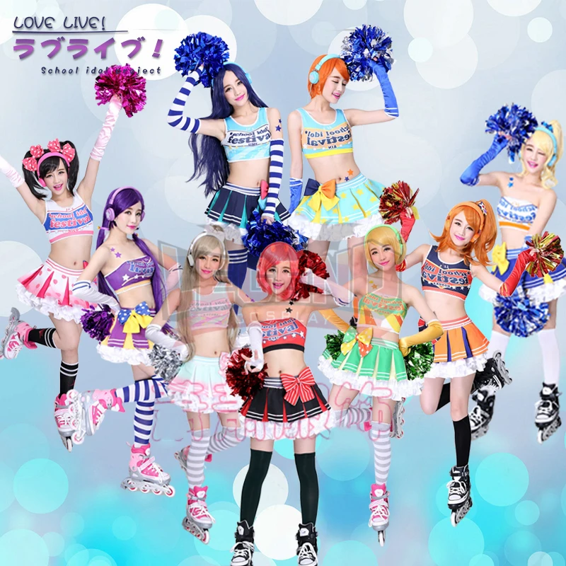 أحب لايف! الجنة لايف مينامي kotori المصفقين hoshizora رين يازاوا نيكو سونودا أومي ماكي تأثيري زي الكبار زي