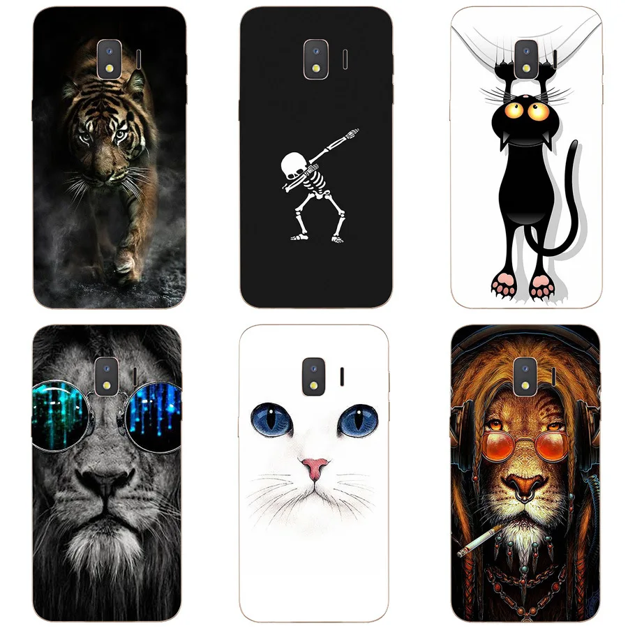 

Phone Cases for the Samsung Galaxy J2 J4 J6 J8 2018 Core Cute Unicorn for the Samsung J6 J4 Plus Silicone case Soft back Cover