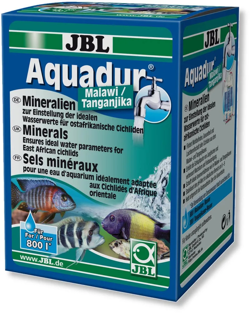 JBL aquadur Malawi Tanganyika cichlids увеличение KH и GH балансировка pH воды тихий фильтр-водопад для аквариума обработки - Цвет: JBL aquadur