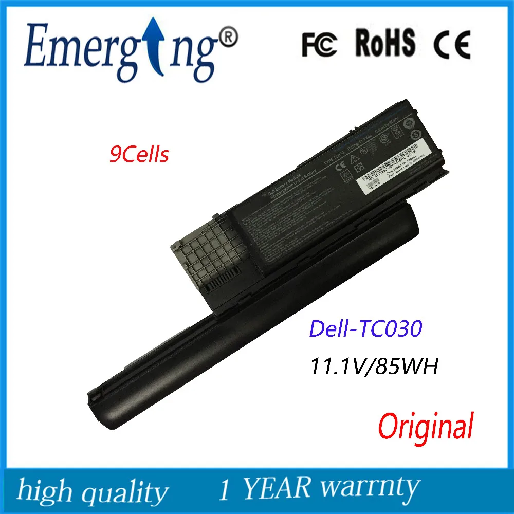 Аккумулятор для ноутбука Dell D620 D630 TC030 UD088 9 ячеек 85 вт/ч новинка оригинальное