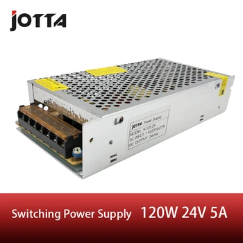 

Free Shipping Universal 24V 5A 120W Switching Power Supply Transformer Fit for LED Strip Light Lighting AC-DC New