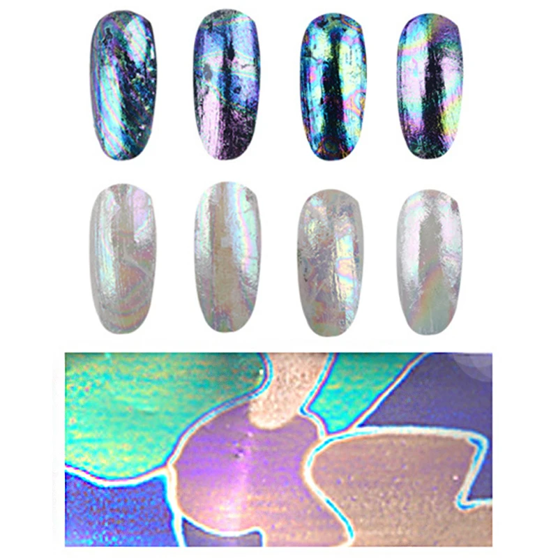 

8 Colors/set 5*20cm Starry Sky Nail Foils Nail Transfer Decal Stickers Multicolor DIY Manicure Nail Decoration