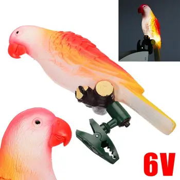 

Mayitr Solar Power Novelty Parrot Led Night Light Outdoor Garden Path Lamp Flexible Clamp Base For Patio Backyard Outdoor Decor