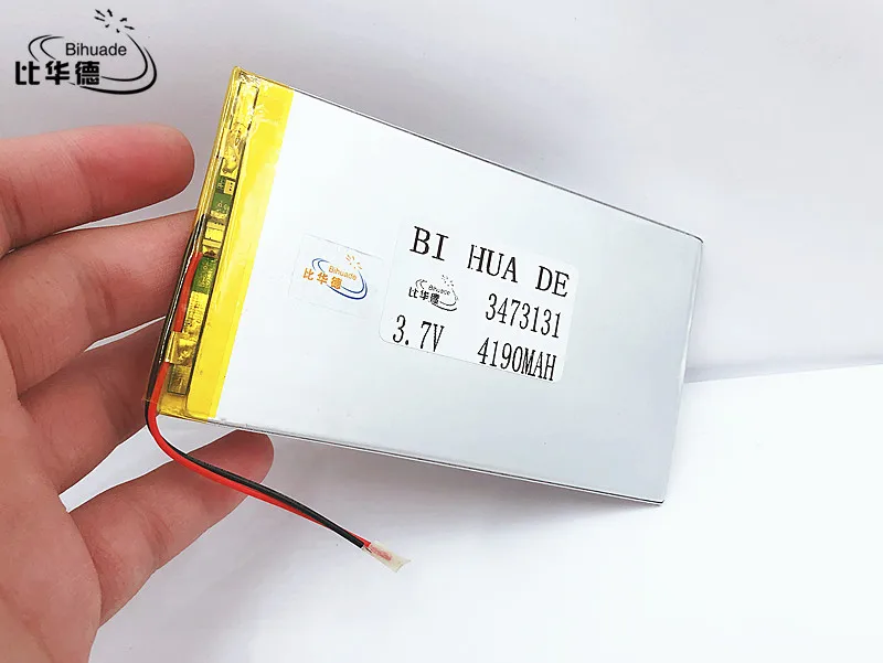 Li-po 3,7 V, 4190 mAH, 3473131 полимерная батарея 9 дюймов планшет батарея внутренний встроенный перезаряжаемые аккумуляторы