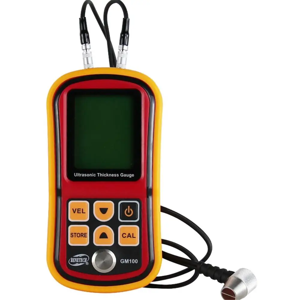 

GM100 1.2~220 mm Digital Ultrasonic Thickness Gauge LCD display Metal Testering Measuring Instruments Tool