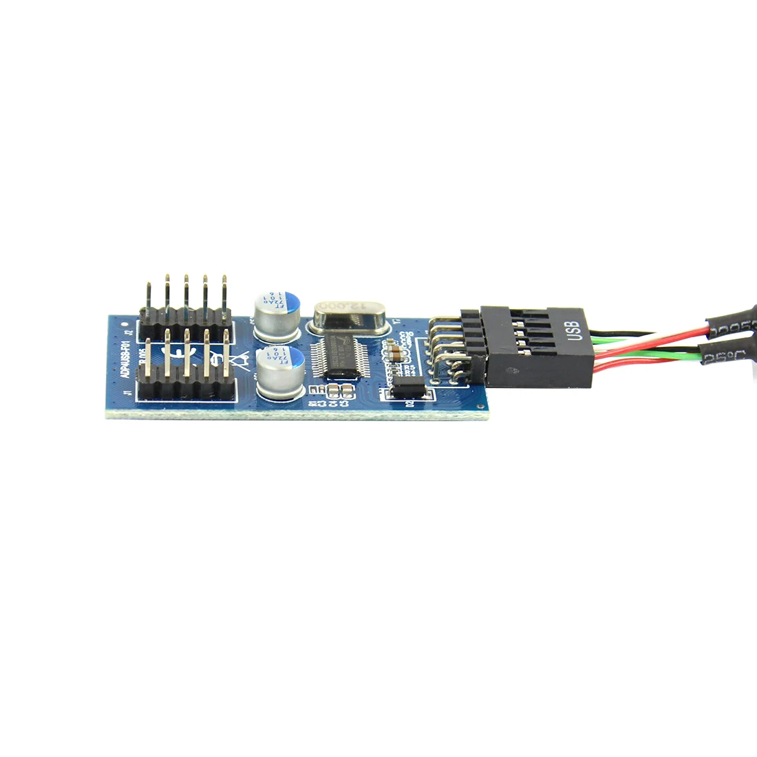 Разветвитель мультипликатора 9 Pin 1 на 2 порта материнской платы USB Удлинительный