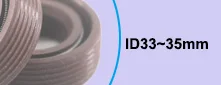 5 шт. TC скелет сальник 16x28x7/17x30x7/17x40x7/18x30x7/18x35x8 мм коричневый FKM TC вал масляное уплотнение Фтор резины TC сальник