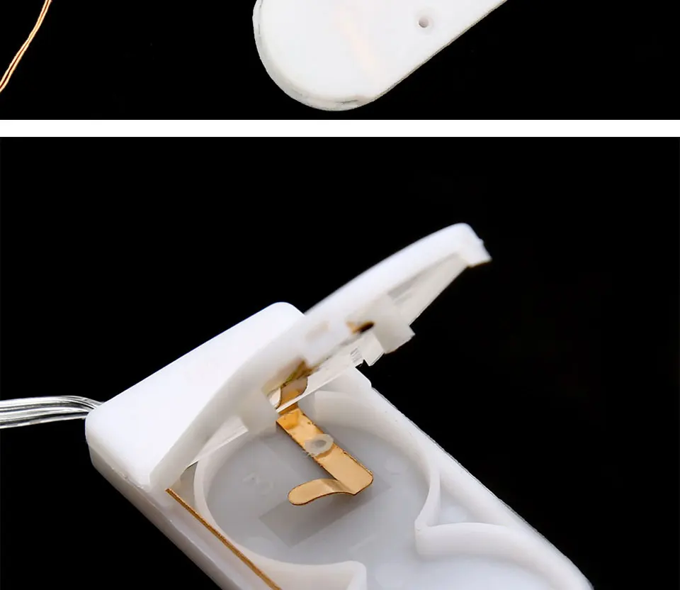 button battery powered cooper wire led string light strip decoration christmas wedding party (2)