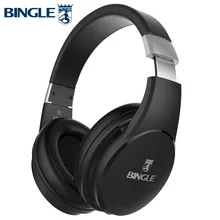 Bingle Fb110, глубокий бас, 3D, объемный, стерео, накладные, BT, на голову, для телефона, беспроводная Bluetooth гарнитура, наушники с микрофоном, 3,5 мм аудио