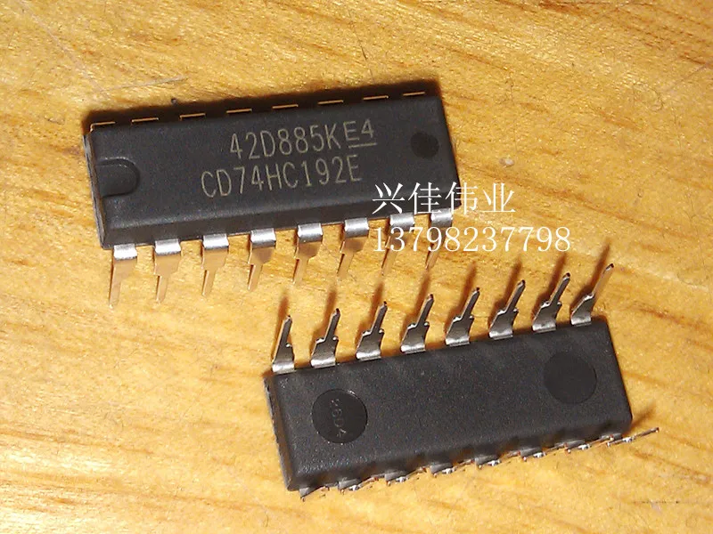 10 шт. Новинка 74HC192 CD74HC192E DIP-16 натуральная | Электронные компоненты и