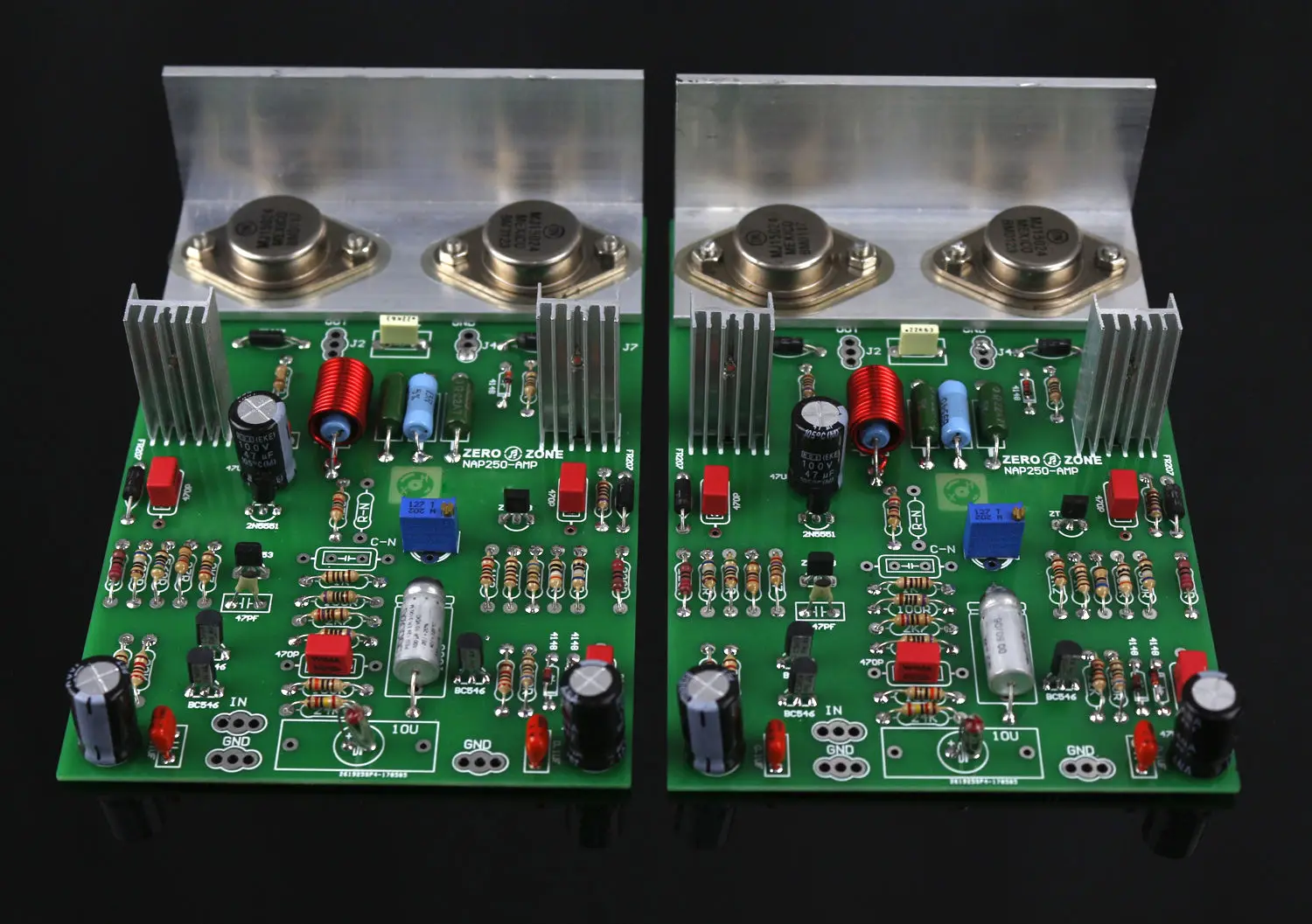 

GZLOZONE One Pair Assembeld NCC200 Power Amplifier Board Base On UK NAIM NAP250 / 135 Amp